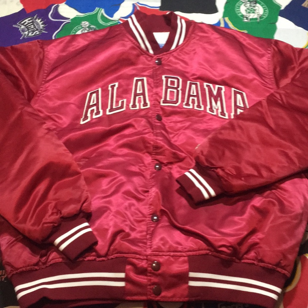 Vintage STARTER Alabama Crimson Tide Satin Jacket